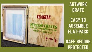 Artwork Shipping Crates or Art Storage Boxes