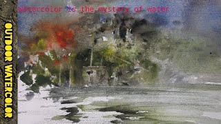 (흥미수채화)물을 이용하면 수채화가 즐거워진다(Interesting watercolor) Watercolors make fun with water