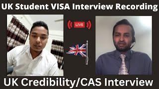 UK Student Visa Interview Questions & Answers 2023 | UK CAS Interview |Credibility Interview UK 2023