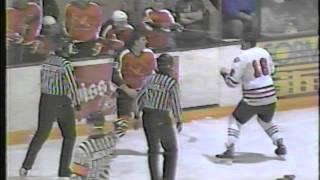 Benic vs  Vial - great hockey fight