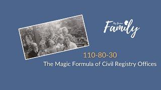 110-80-30 - The Magic Formula of Civil Registry Offices