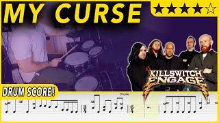 My Curse - Killswitch Engage | DRUM SCORE Sheet Music Play-Along | DRUMSCRIBE