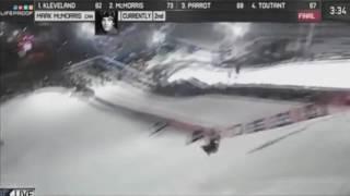 Mark McMorris tries quad cork at XGames Aspen 2017 and fails HARD