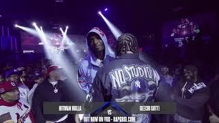 HITMAN HOLLA vs GEECHI GOTTI - OUT NOW ON VOD AT RAPGRID.COM