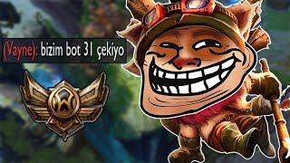 TEEMO ADC OYNADIM HİÇ RİSKLİ OLMADI !! - Bronzda Bir Elmas PBYKaptan Teemo