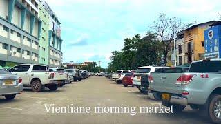 Driving in Vientiane downtown