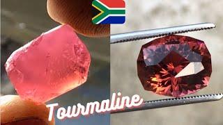 Tourmaline | Cut 8.20 carats | Gemstone Cutting, Faceting and Polishing