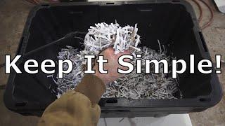 Easy Worm Bin! - don't overthink it, just do it.