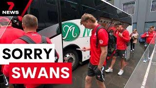 The Swans have returned to Sydney and suffering more than just physical pain | 7NEWS