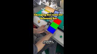 Changing Samsung A51's flex cable in several minutes.