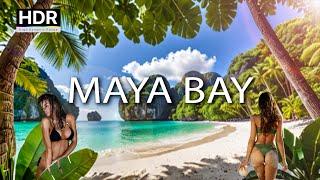  THE BEST ISLAND IN THE WORLD  Maya Bay Krabi! Thailand - 4K HDR