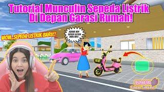 BISA ADA TOMBOL MUNCULIN SEPEDA LISTRIK BARU DI GARASI RUMAH?? SAKURA SCHOOL SIMULATOR - PART 837