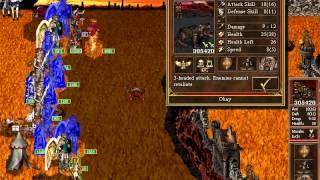 Heroes of Might & Magic III - In The Wake of Gods: Several million Demon kind defending their town