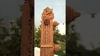 Sandalwood miniature Carving Masterpieces "Sitar" made by Jangid family (M&R Handicrafts)