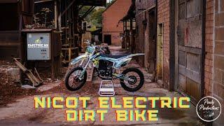 Nicot Moto E-Beast | 12kW Electric Dirt Bike | Riding at a 115 year old abandoned brick factory