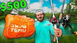 $500 TEMU Budget Fishing Challenge! (Rod, Reel, Lure)