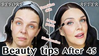 Beauty Makeup Tips After 40  | Secrets for Glowing, Radiant Skin Naturally