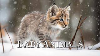 72 Hours Of Baby Animals In Winter Wonderland And Soothing Music for Relaxation