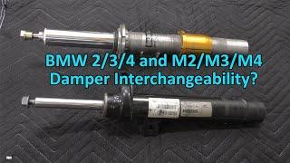 BMW 2/3/4 and M2/M3/M4 Damper Interchangeability?