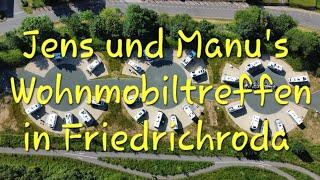 Jens und Manu Treffen in Friedrichroda auf dem Wohnmobil Bahnhof