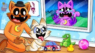 Poppy Playtime Chapter 4 // CATNAP'S DAD love his TWIN BROHER more than him!! Cartoon Animation