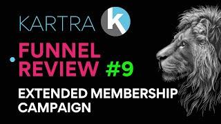 Kartra Free Sales Funnel Template Review #9 - Extended Membership Campaign