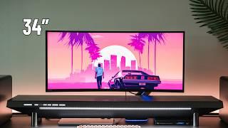 A 240Hz QD-OLED ultra-wide monitor for gaming and video editing!