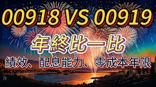 #00918  #00919   ETF 比一比 ，配息穩定性、投資報酬率，以及合理價位，