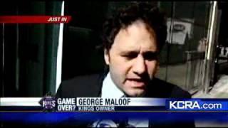 George Maloof Speaks To Reporters