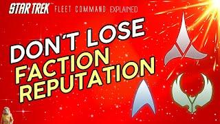 How not to loose Faction reputation | How to play Star Trek Fleet Command | Outside Views STFC