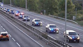 US Secret Service go to collect President Biden from the airport for the Queen's funeral  