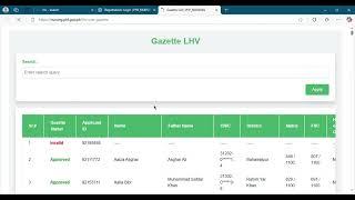 LHV admissions 2025 | Merit list | closing merit 2025 | Gazette list | Stipend and Hostel