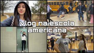 vlog um dia comigo na escola americana