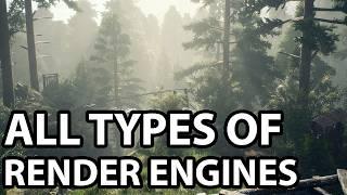 All Methods & Types of 3D Render Engines