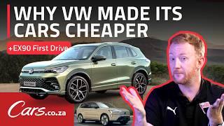 Volkswagen SA drops prices on new cars + All-new Volvo EX90 first drive