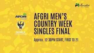 AFGRI Men's Country Week  Final - SINGLES - 2022