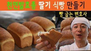 천연효모로 맛있는 딸기 식빵 만들기