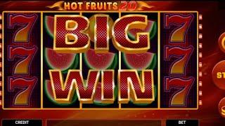 HOT FRUITS 20 CASINO BIG WIN IN HIGH LIMITE SLOTS محبوبة الملايين تفرح بينا للنهاية