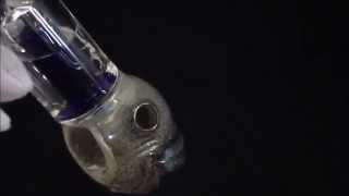 Eyeball pocket bubbler no-spill glass pipe water test