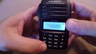 Unboxing and quick overview of Yaesu's FT-4X 2M & 70cms handheld