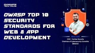Knovator Tech Talk Episode 6 | Enhance Web & App Security: OWASP Top 10 Standards Webinar