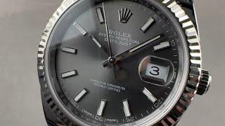 Rolex Datejust 41 126334 – Dark Rhodium Dial & Jubilee Bracelet Review | 126334-0014