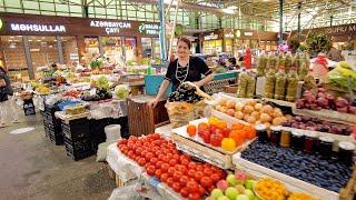 Market Bazaars of Baku Azerbaijan - Green Market Bazaar