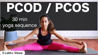 Yoga for PCOD / PCOS / Hormonal Imbalance | Cure PCOD | Yogbela