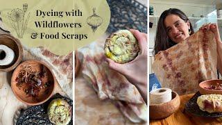 Natural Dyeing with Dandelions, Food Scraps, and Spices