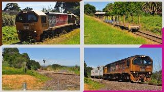 KiwiRail in Tauranga ~ commentary over trains 482 and 321