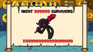 Update Night 999999 Survivors Hack Giant Golden Boss | Savage Army ×999 Stick War Legacy Mod