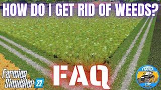 How do I get rid of weeds? - FAQ 3 - Farming Simulator 22