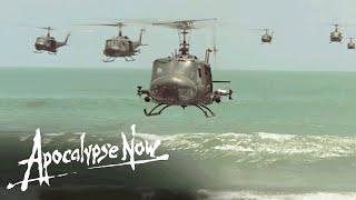 Helicopters Fly Over & Destroy A Village | Apocalypse Now