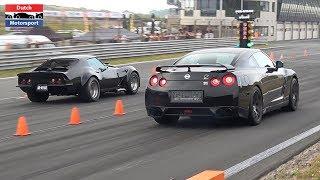 900HP Corvette C3 vs. 1000HP Nissan GTR vs. 600HP Audi TT-RS - Drag Race !